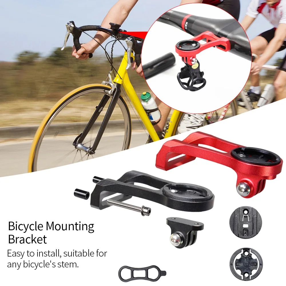 3 In 1 จักรยาน Speedometer ขาตั้งอลูมิเนียมอัลลอยด์ MTB จักรยาน Handlebar Mount อุปกรณ์ขี่จักรยานสําหรับ GARMIN Edge GPS Gopro