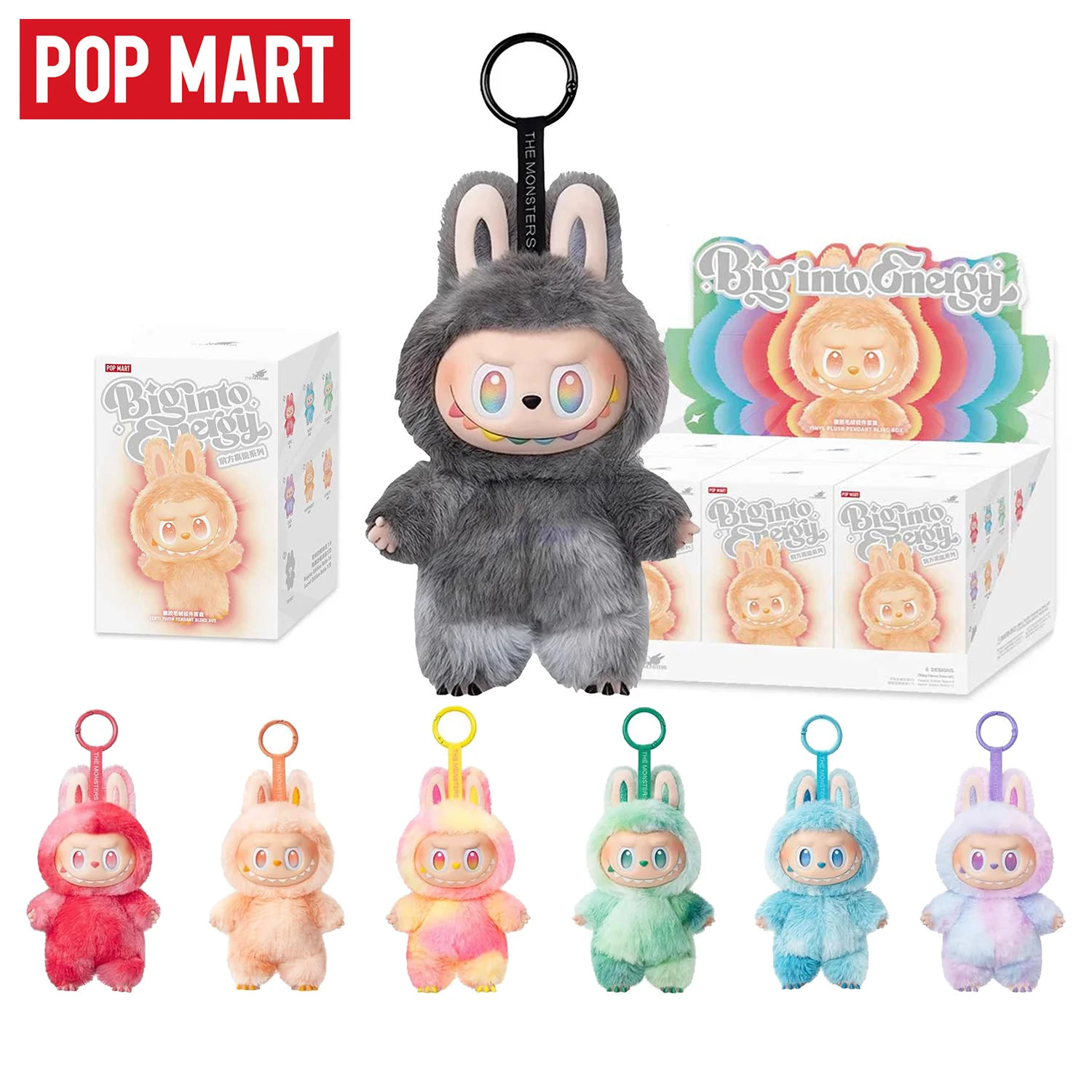 2025 nova caixa cega brinquedo grande em série de energia labubu boneca estilo aleatório pop mart surpresa figura modelo colecionável para fãs presentes