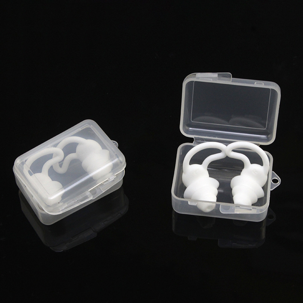 Silicone Ear Plugs for Sleeping Soft Anti Noise Sleeping Waterproof  Swiming Ear Plugs Noise Reduction Earplugs For Student