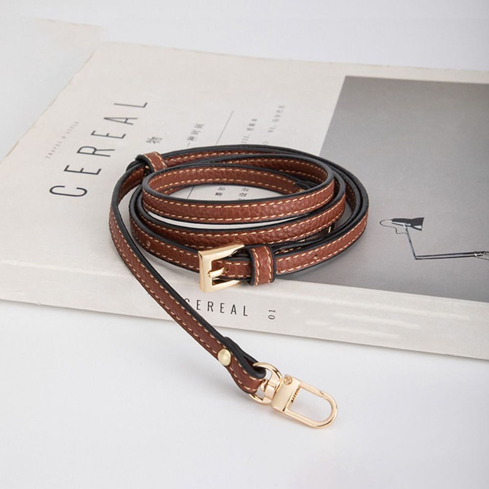 Bag Transformation Accessories for Longchamp mini Bag Straps Punch-free Genuine Leather Shoulder Strap Crossbody Conversion Hang