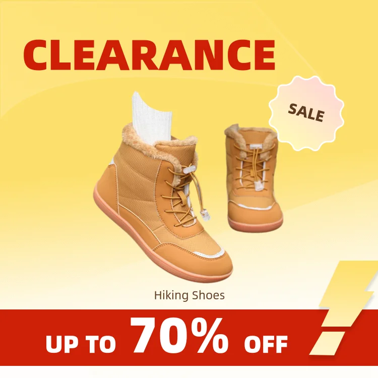 Clearance_2024 bottes de neige pieds nus pour femmes bottes de neige chaudes chaussures de randonnée en plein air bottines d'hiver en fourrure botte pour femme pieds nus Ank