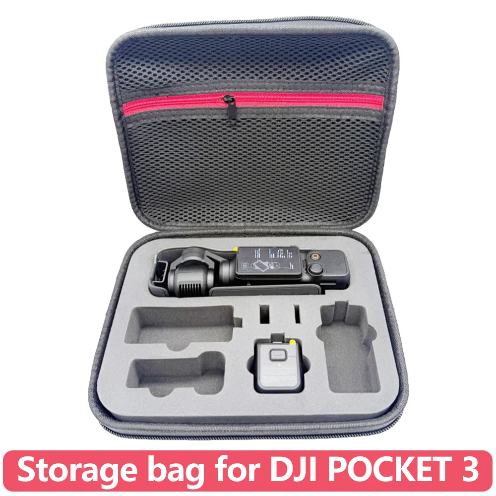 Harte EVA-Tragetasche für DJI Pocket 3, schützende Aufbewahrungstasche, Box mit Tragegurt, langlebige tragbare Schale für Pocket 3