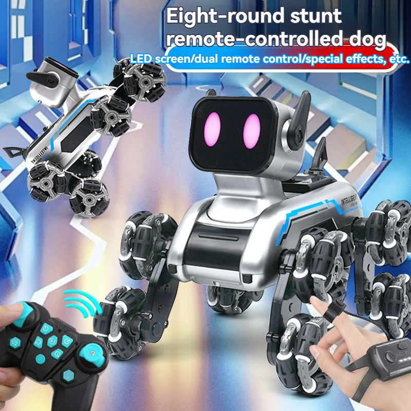 Coches acrobáticos Rc, Robot Perro, Control remoto, vehículos a la deriva, Radio Control eléctrico automático, regalo para niños, juguete para niños pequeños, Mini