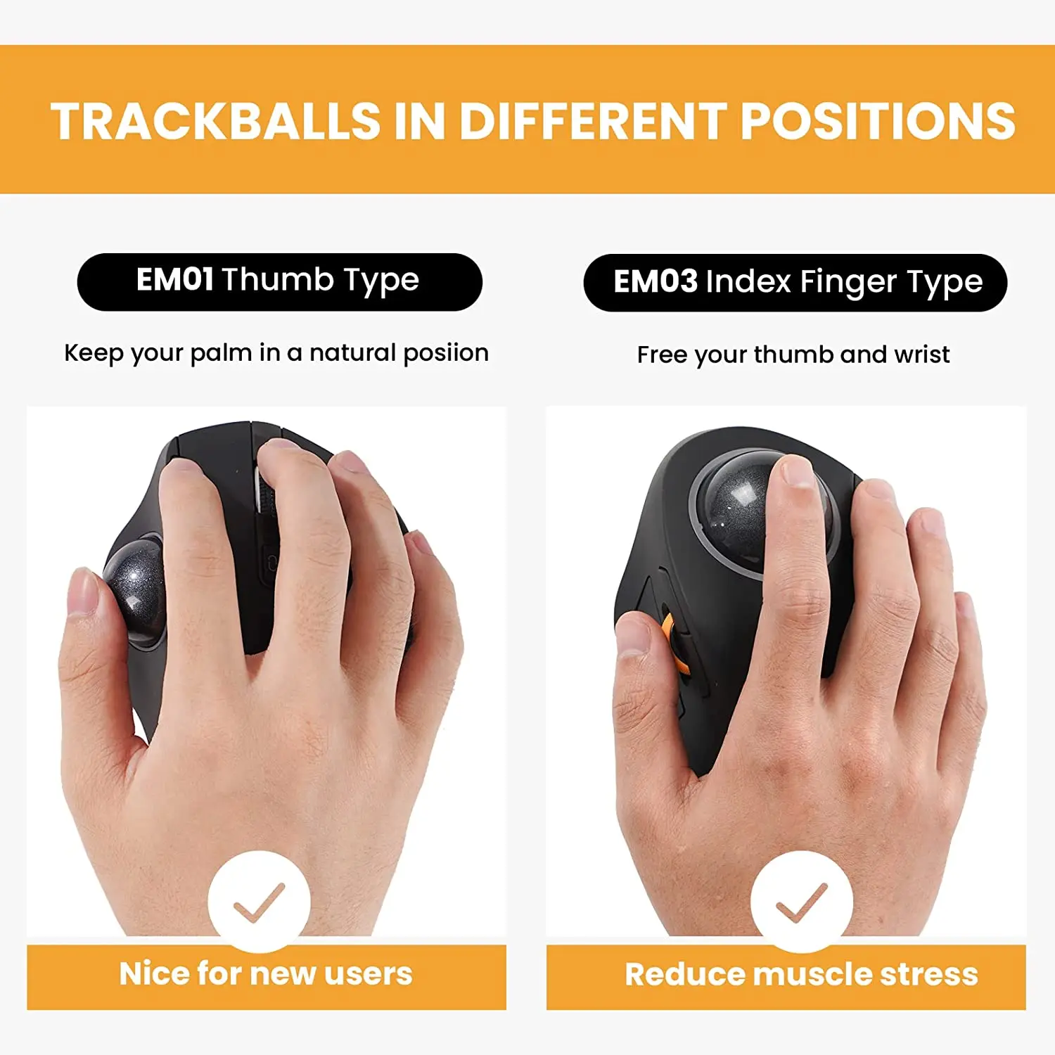 Proto arc Wireless Zeigefinger Trackball Maus wiederauf ladbare RGB Rollerball BT 2,4g Mäuse für Computer Laptop 3 Geräte verbindung