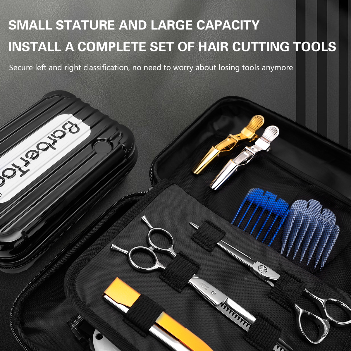 Speciality Barber Box Shockproof Hair Scissors Case Bag Barber Resistance Trimmer Suitcase Waterproof High-capacity Styling Tool