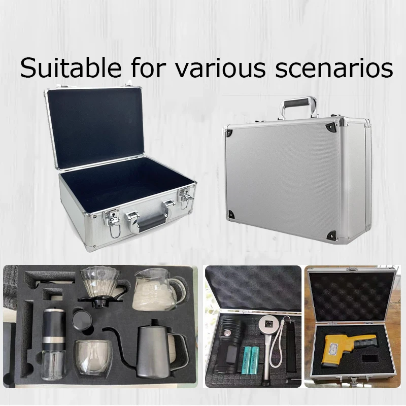 Aluminum Case Tool Box Safety Instrument Hard Case Box Toolbox For Mechanics Hardware Tool Box Organizer Large Pelican Hard Case