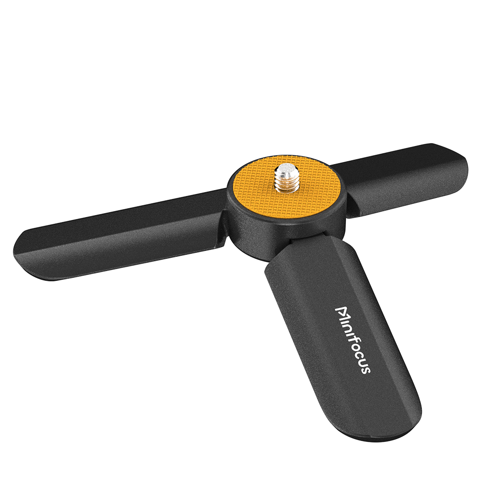 Mini tripé de mesa portátil, tripé de mesa com parafuso de 1/4 ''para câmera gopro, vídeo, vlog, painel de aderência, anel de luz, telefone, gimbal