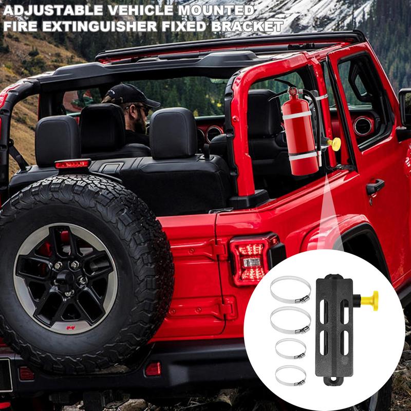 Car Fire Extinguisher Bracket Quick Release Heavy Duty Wall Mount Bracket Secure Car Bracket For Safety Fits Most Popular Brands
