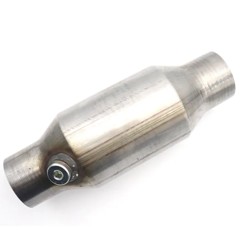 2'' 2.25'' 2.5'' 3" Universal Catalytic Converter Oxygen Sensor 400Cells High Flow Muffler Catalyst Converter Round Stainless