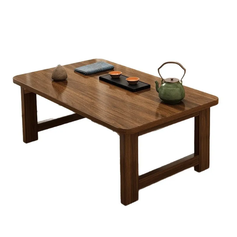 Mesa de janela saliente pequena mesa de chá tatami japonês mesa kang mesa de centro dobrável mesa kang mesa de chão mesa baixa