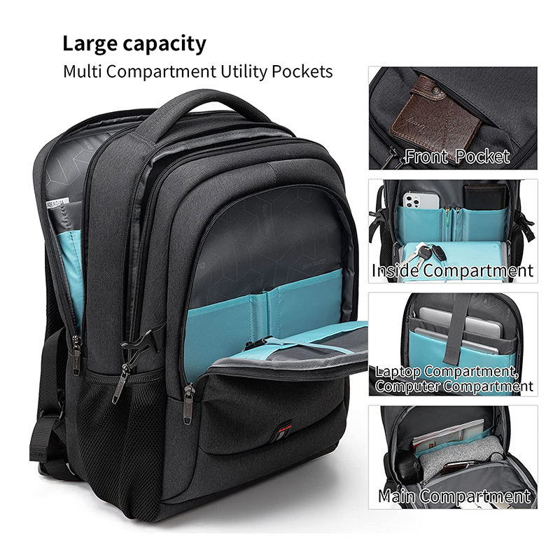 New Men Multifuncion Laptop Backpack Large Capacity Outdoor Travel Backpack Fashion Business Backpack Oxford Waterproof Backpack