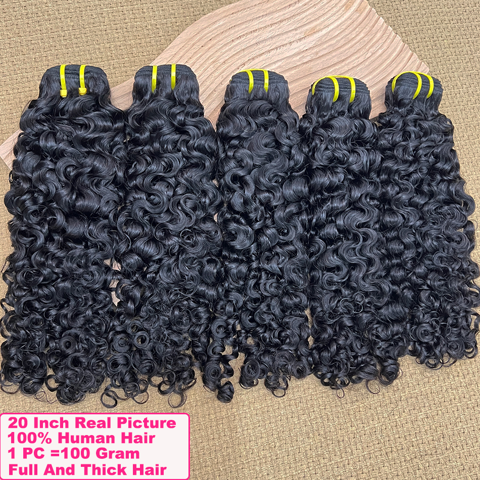 Yiwigs 12A グレードビルマカーリー 100% 人毛バンドル厚い縫い弾むカーリー未処理生バージンヘア織りエクステンション