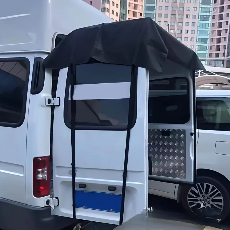 1 szt. Osłona przeciwsłoneczna na tylną klapę (dach) kampera 600D wodoodporna uniwersalna do VW Ford Caravan Camper Van, boczna osłona okna, trwała