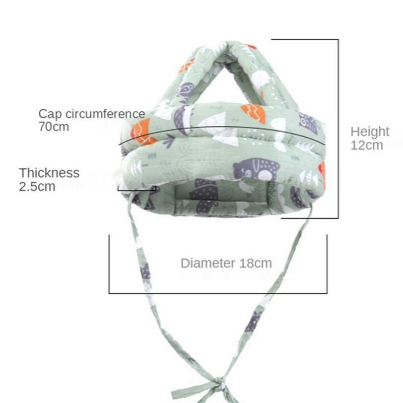 Protection de tête de bébé, sécurité souple réglable, casque de sécurité pour la marche, protège-chef 360 ° Protection