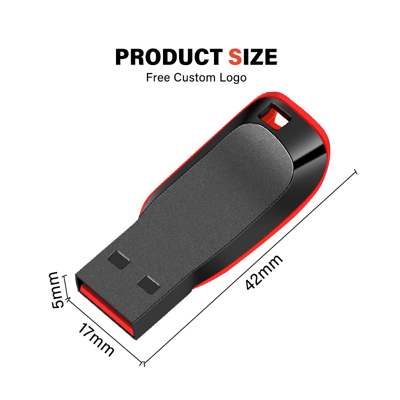 Chiavette USB ad alta capacità con velocità 2.0 128 GB 64 GB Portachiavi nero gratuito Pen Drive Memory Stick da 32 GB Mini regalo aziendale