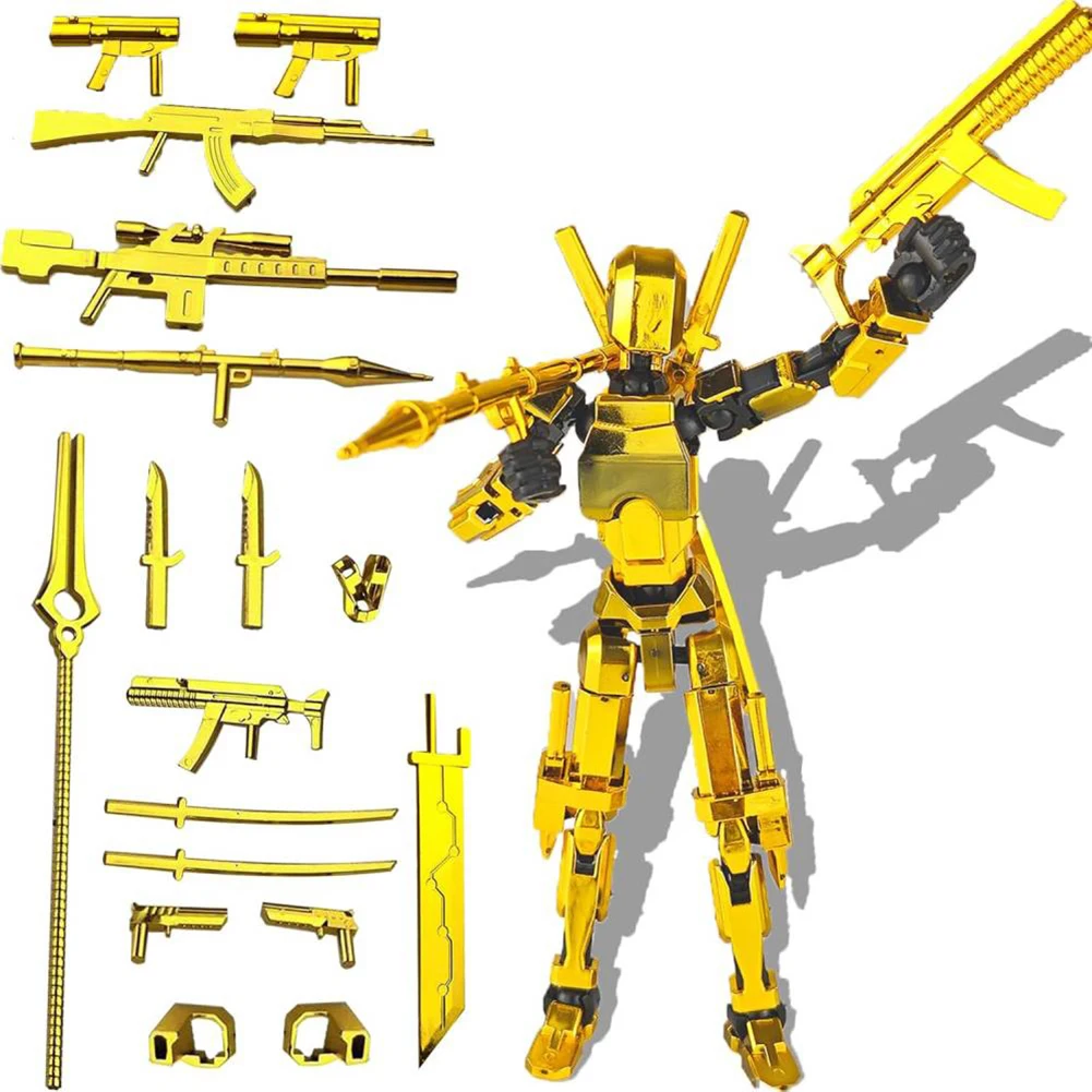 13 figura de acción Titan Multi-articulación móvil Shapeshift Robot T13 Maniquí de acción personaje y figura de perro juguetes regalos para niños