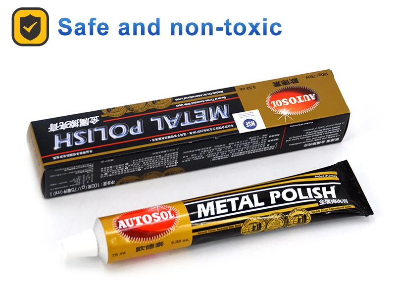 Pasta abrasiva per lucidatura di metalli Autosol per lucidatura di superfici metalliche