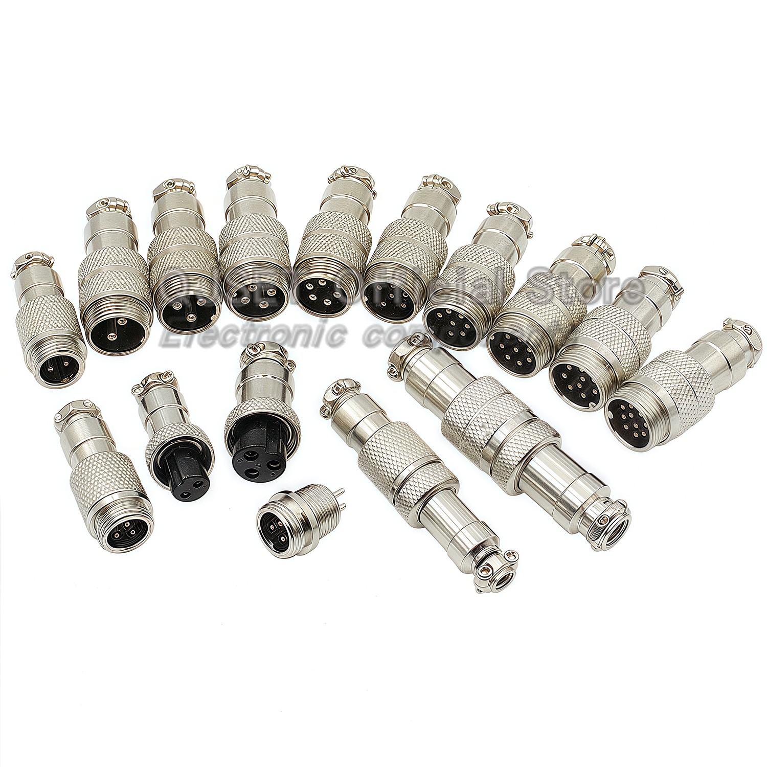 1 satz 2-pin/3/4/5/6/7/8/9/10/12/14/15 Pins GX12 GX16 GX20 Luftfahrt Stecker Luftfahrt Buchse Butt Joint Männlich Weiblich Docking Anschlüsse