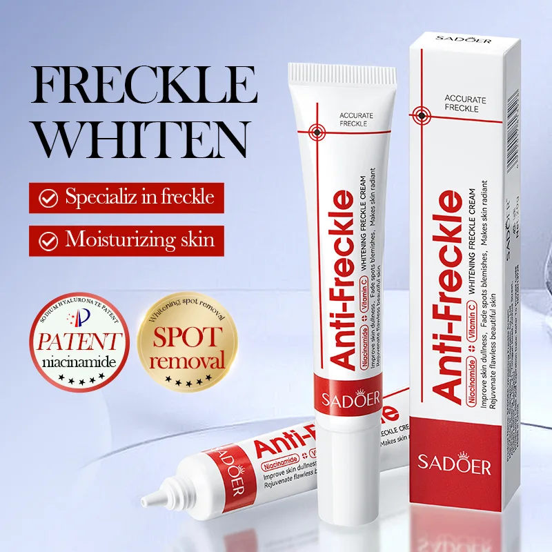 SADOER Crema Anti Lentiggine Creme Sbiancanti Viso Rimozione Macchie Anti-età Idratante Lentiggine Rimozione Crema Per Il Viso Cura Della Pelle