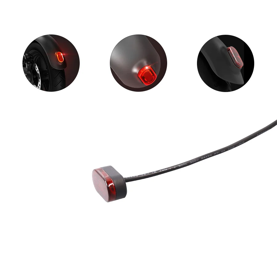 Phía Sau Fender Dành Cho Xiaomi M365 Pro Xe Điện Ngắn Ducktail Sau Chắn Bùn Lưng Cánh Họa Tiết Rằn Ri Nét Ta 016RAR Cho Mijia Mi 3 1S Phụ Kiện