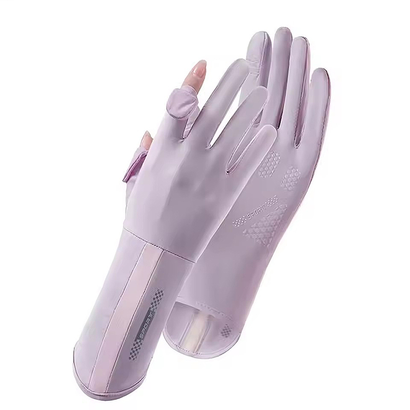 Guantes con dedos abatibles, prácticos guantes de protección solar para pesca resistentes al desgaste, guantes protectores para ciclismo al aire libre