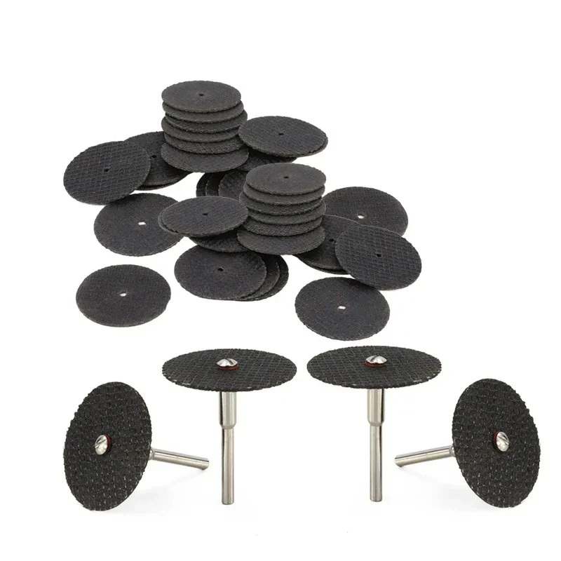11/21/54pcs Disco da taglio abrasivo 32mm con mandrini Mole per accessori Dremel Taglio di metalli Utensile rotante Lama per sega