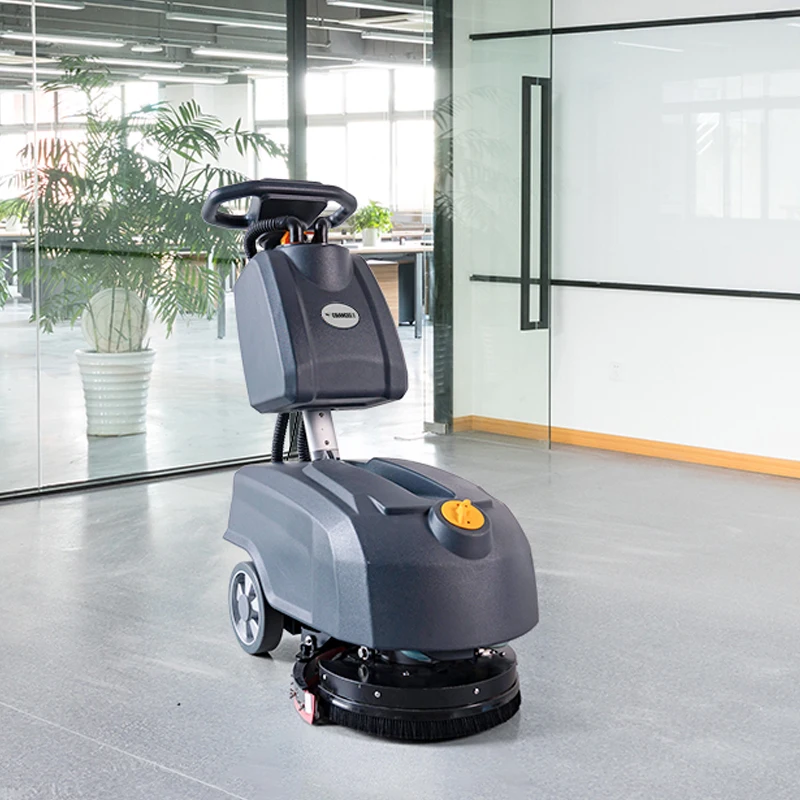 Lavadora de suelo M30, máquina de limpieza, fregadora de suelo eléctrica pequeña con un solo cepillo