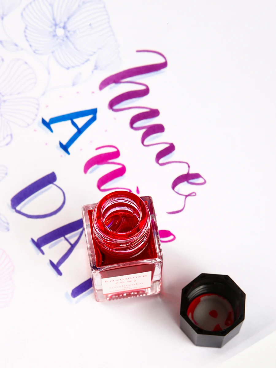 Pilot INK-15 Color Ink Gradient Iroshizuku Natural Color 24 ColorS Vial 15ML Non Carbon Color Ink Without Blocking Pen