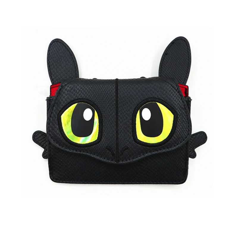 Cartera con forma de animal 3D de dragón, monedero lindo para mujer, bolso con llavero para mujer