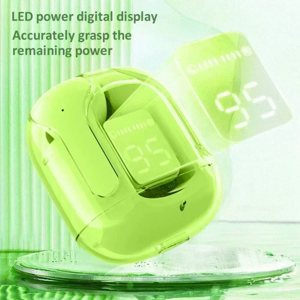 T2 ワイヤレスミニイヤホン LEDパワーデジタルディスプレイ TWS ワイヤレスヘッドセット ステレオサウンド Bluetoothヘッドホン 5.3