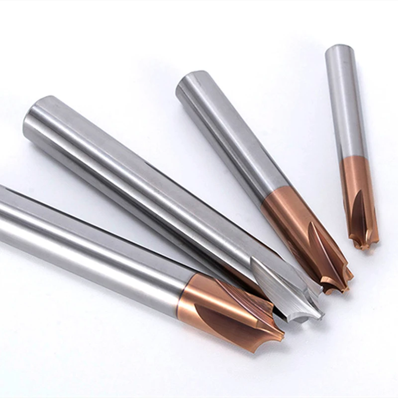 KaKarot HRC55 Radius Corner Rounding Cutter R0.5 R1 R1.5 R2 R3 R4 R5 Chamfering Outside Radii Router Bit CNC Tool  End Mill