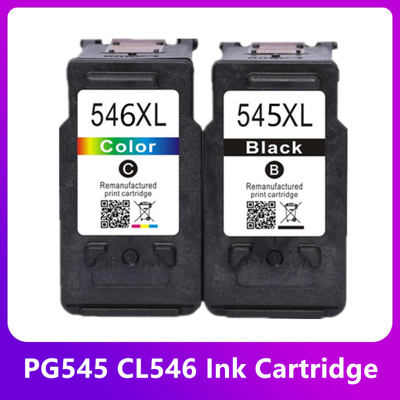 Cartucho de tinta compatível 545XL 546XL 545 XL 546 XL para Canon PG545 CL546 PG-545 para Pixma MG3050 2550 2450 2550S 2950 MX495