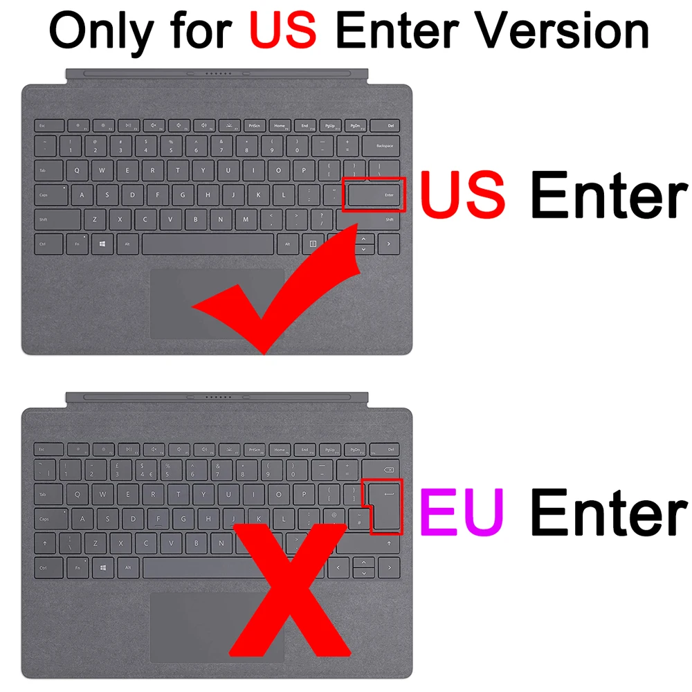 Funda de teclado para Microsoft Surface Pro 9 7 8 7+ 6 5 4 3 X portátil de estudio GO 2 Book 3 RT funda protectora de silicona 13 15 TPU