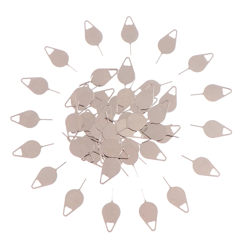10Pcs Sim Karte Tray Entfernung Eject Pin Schlüssel Werkzeug Edelstahl Offene Nadel für IPhone Samsung Xiaomi Smartphone SimCard Tray pin