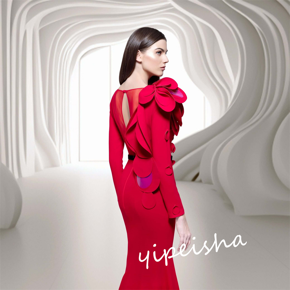 Customized   s Flower Quinceanera Mermaid O-Neck Bespoke Occasion  Floor Length