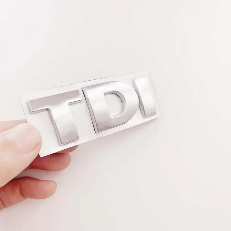 3D Metal Letters For Car Stickers TDI Letters VW Golf 4 5 6 7 JETTA PASSAT MK2 MK4 MK5 MK6 MK7 TDI Emblem Logo Badge Accessories