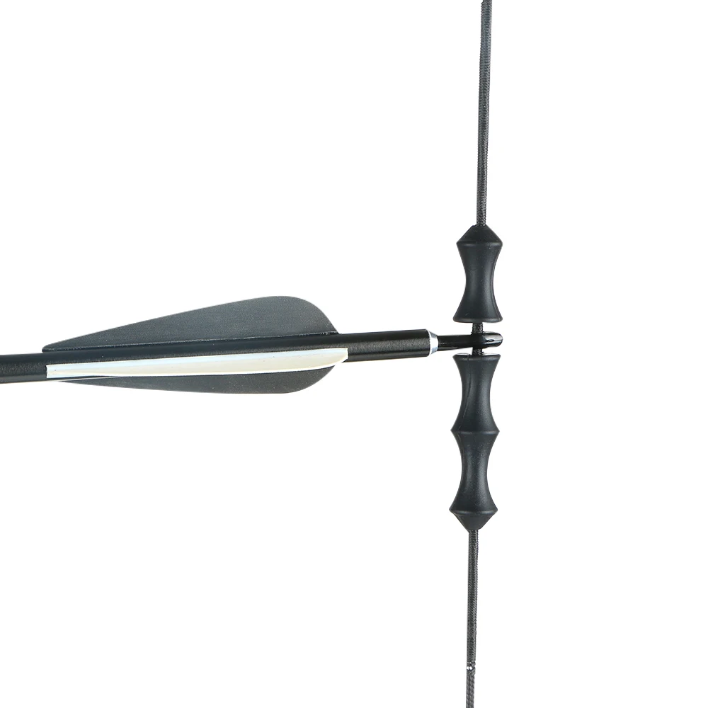 Bogenschießen Bogen String Schalldämpfer Stabilisator Silikon Fingerschutz für Compoundbogen/Recurve Longbow Jagd Bogenschießen Ziel Schießen