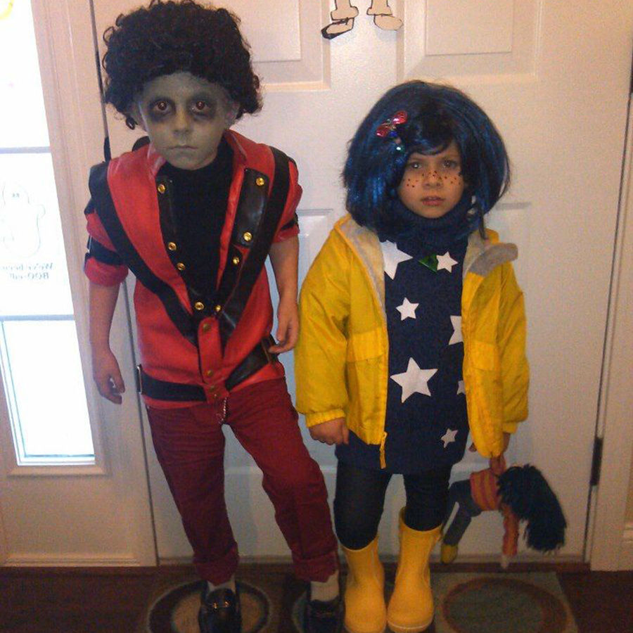 Michael Joseph Jackson Leder rote spannende Jacke, geeignet für 5-12 Jahre Jungen Mädchen Kinder, Halloween Geburtstags geschenk,