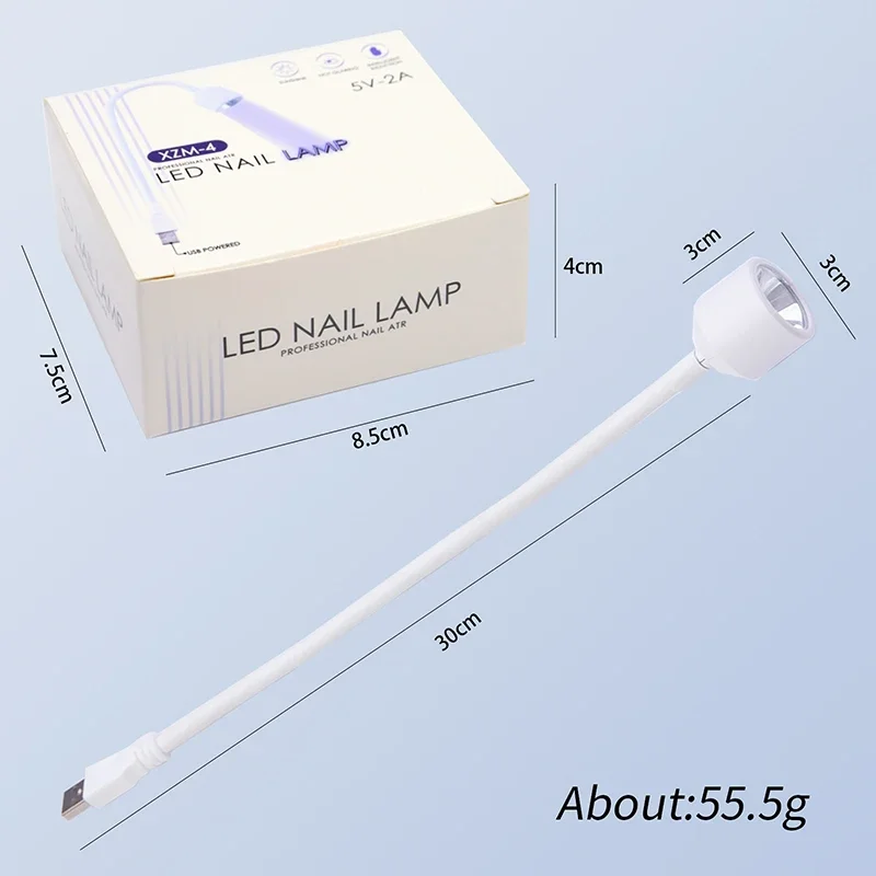 Mini secador de uñas UV LED lámpara de uñas plegable USB luces de curado lámpara de escritorio para esmalte de uñas de Gel herramienta de manicura secadora de uñas de secado rápido