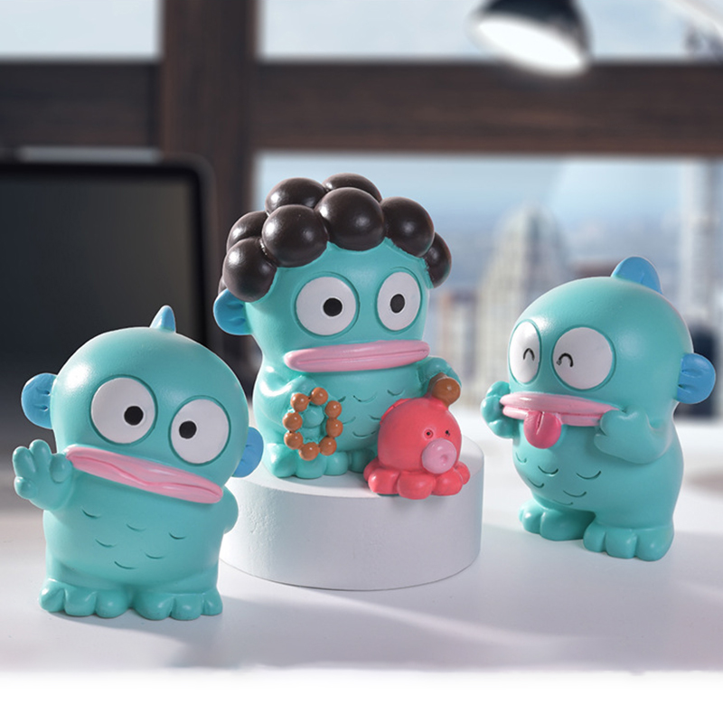 8 stks Zeemeermin Hangyodon Blind box Grote Mond Vis Anime Figuur Desktop Decoratie Student Verrassing Gift Mystery Box Groothandel