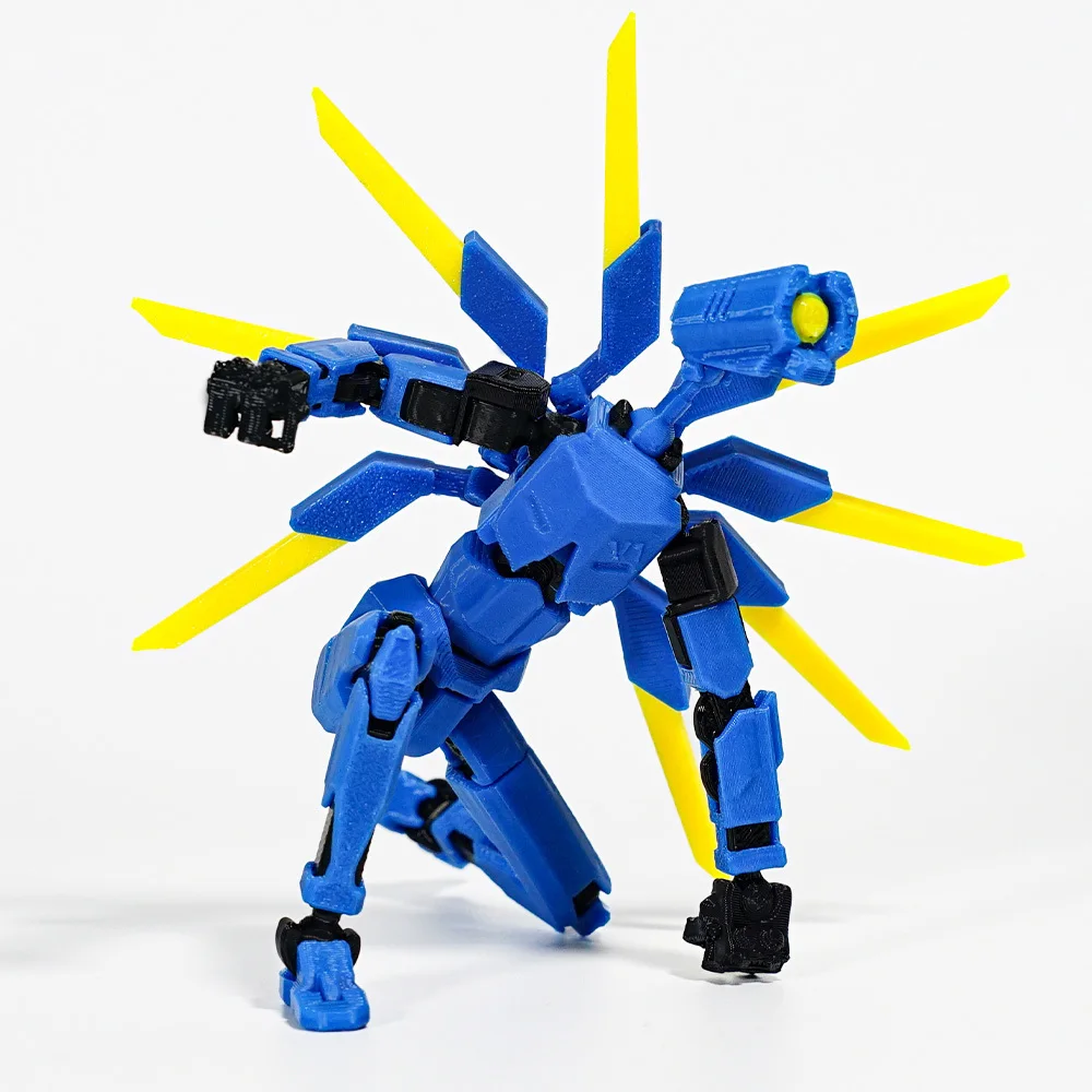 3D Printed Mannequin Dummy 13 Ultrakill V1 Series Toys Action Figures Multi-Jointed Movable Shapeshift Robot Children Gifts
