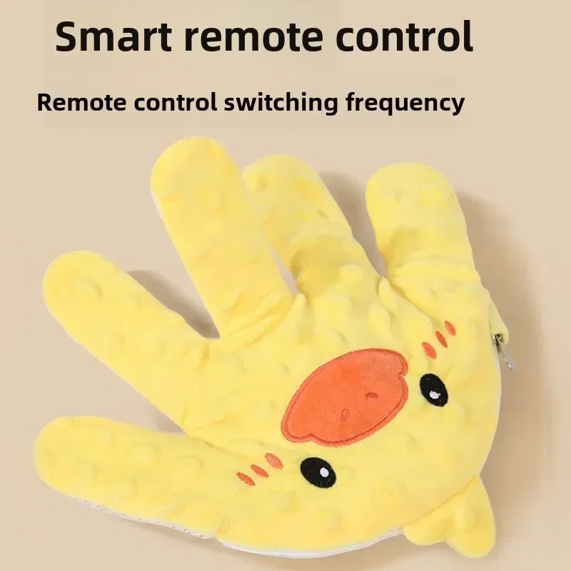 Tinsol novo bebê calmante palma calmante bebê recém-nascido controle remoto elétrico travesseiro de dormir simulado palma travesseiro de dormir