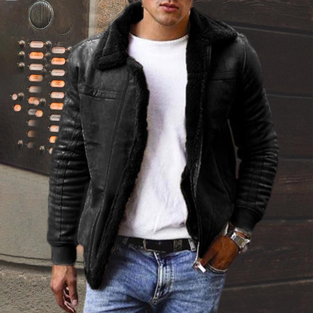 Jaqueta quente de inverno casaco casual masculino outono e inverno nova moda jaqueta de lã masculina para manter aquecido