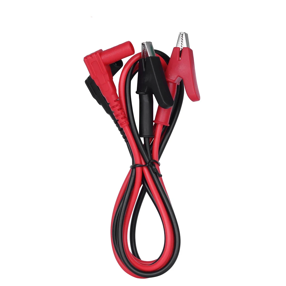 20A 90 ซม.คลิปจระเข้กล้วยปลั๊กทดสอบสายเชื่อมต่อ Dual Probe 4 มม.คลิปจระเข้สําหรับมัลติมิเตอร์วัดเครื่องมือ