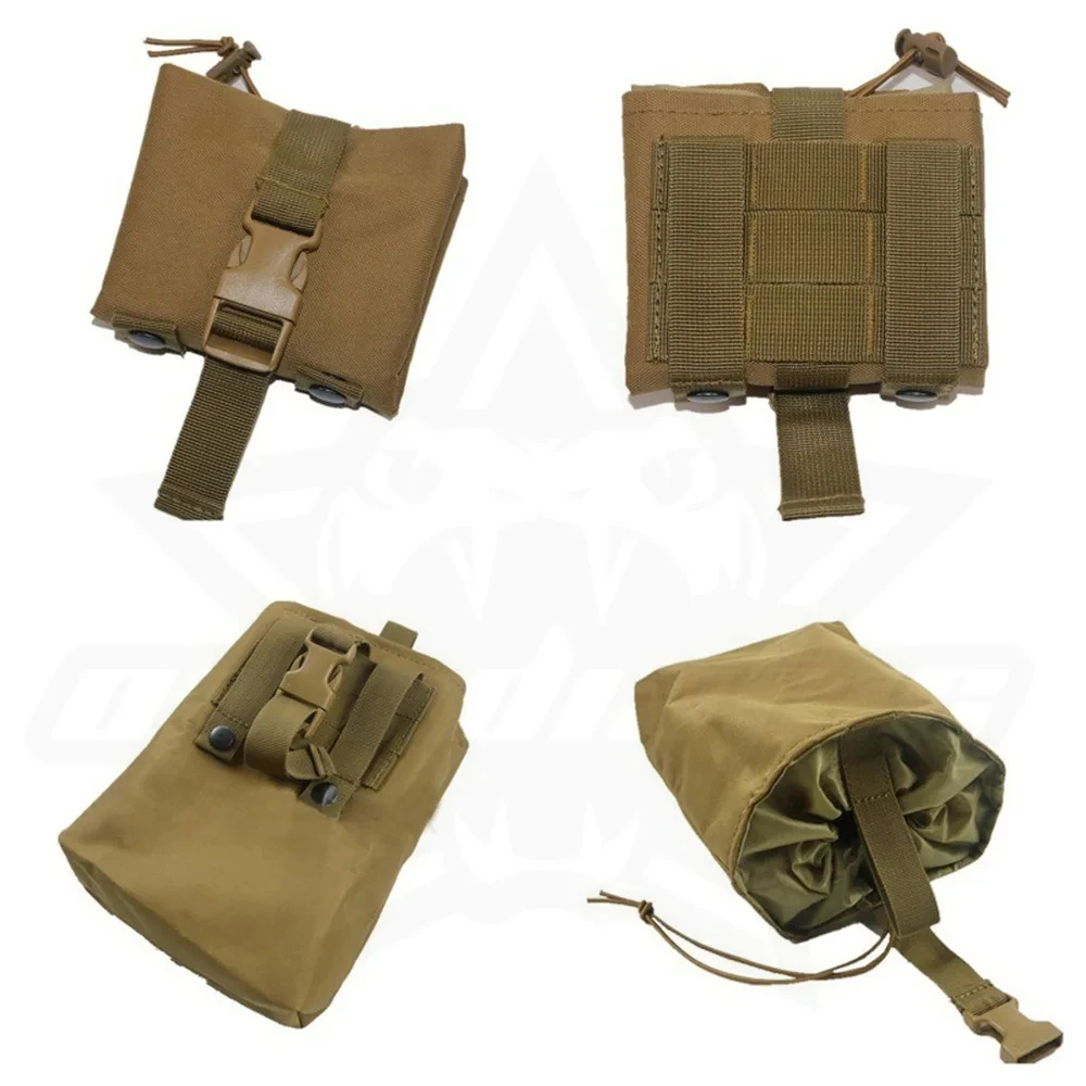 Molle Folding Dump Drop Magazintasche Airsoft Outdoor Wandern Jagd Zubehör EDC faltbare Recovery MagHolster Gürteltasche
