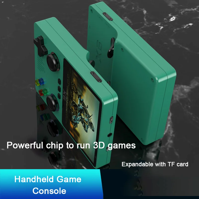2025 New X6 3.5Inch IPS Screen Handheld Game Player Dual Joystick 11 Simulators GBA Video Game Console for Kids Gifts