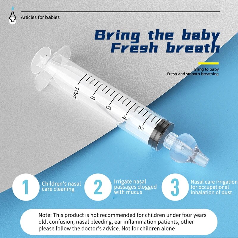 1 PCS Nadelrohr Baby Nasenspüler Nasenreinigungsgeräte Einfache Bedienung Kinderreinigung Pflegeprodukte