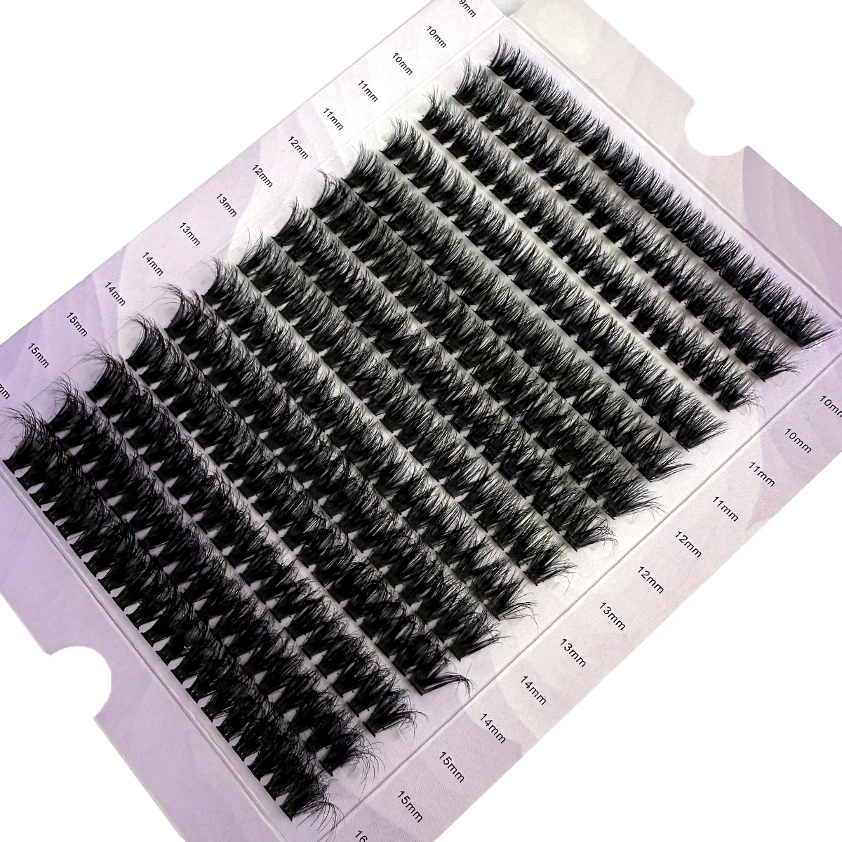 HBZGTLAD 14 Rows 5D Fluffy Cluster Lashes 60D/80D/100D Thick Eyelash D/DD Curl 9-16mm Mix Individual Lashes DIY Lash Extensions