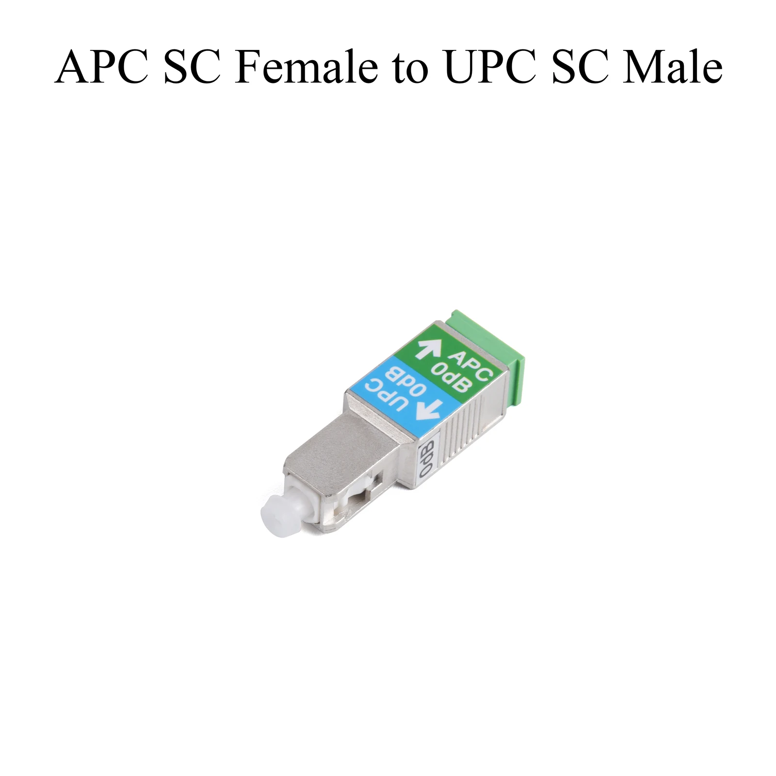 1PCS Fiber Optic Adapter APC/UPC SC FC Stecker auf APC/UPC SC FC Weibliche 0dB Abschwächer Single-modus 1200nm-1600nm Stecker