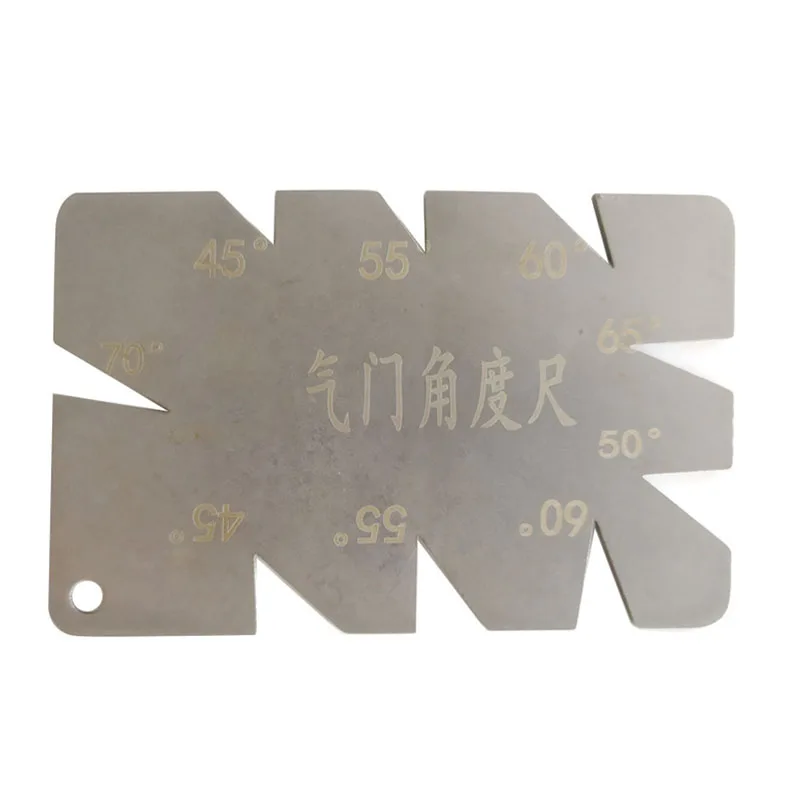 Valve Angle Gauge Engine Valve Measuring Angle Tool Stainless Steel for Car Motorcycle Ship Diesel Engine 45 55 60 65 70 Degree